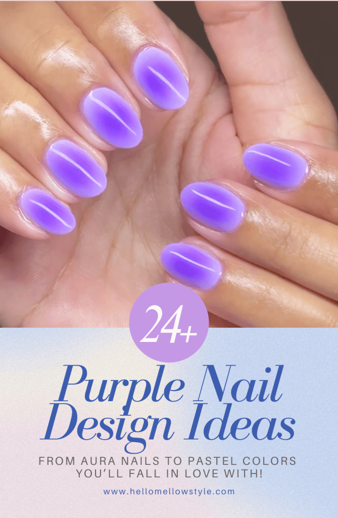 24+ Purple Nail Design Ideas and Shades to Fall in Love With! (1)