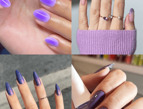 24+ Purple Nail Design Ideas and Shades to Fall in Love With! (2) (1)