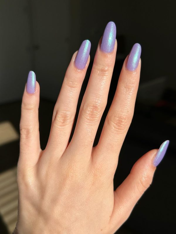 chromatic purple nails