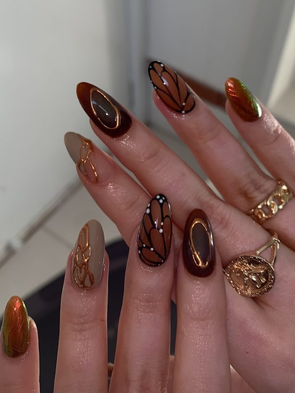 fall nail designs for short nails