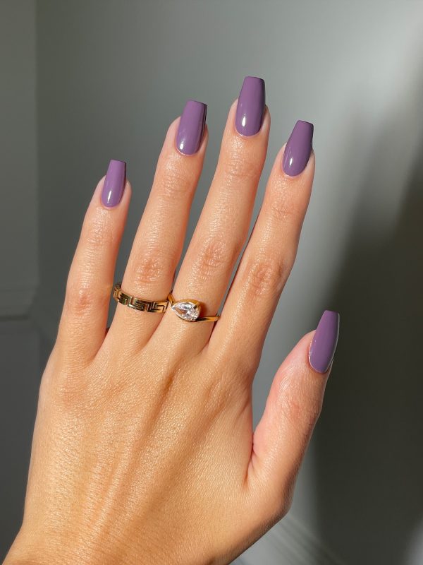 purple nail design