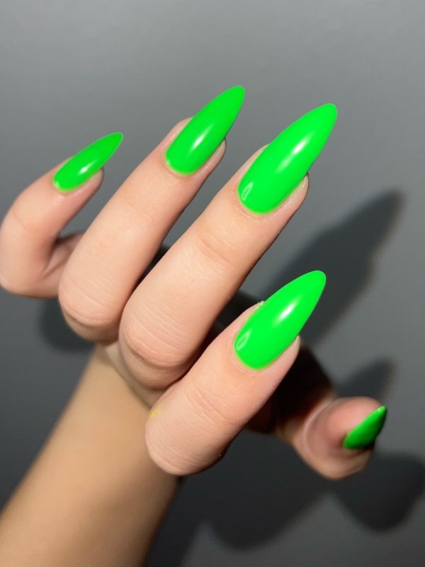 neon green accents