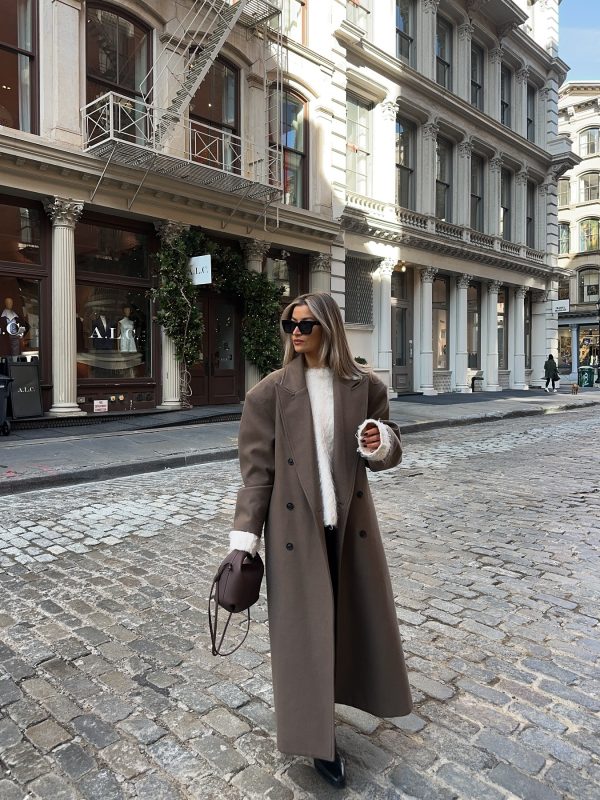 trench coat in fall