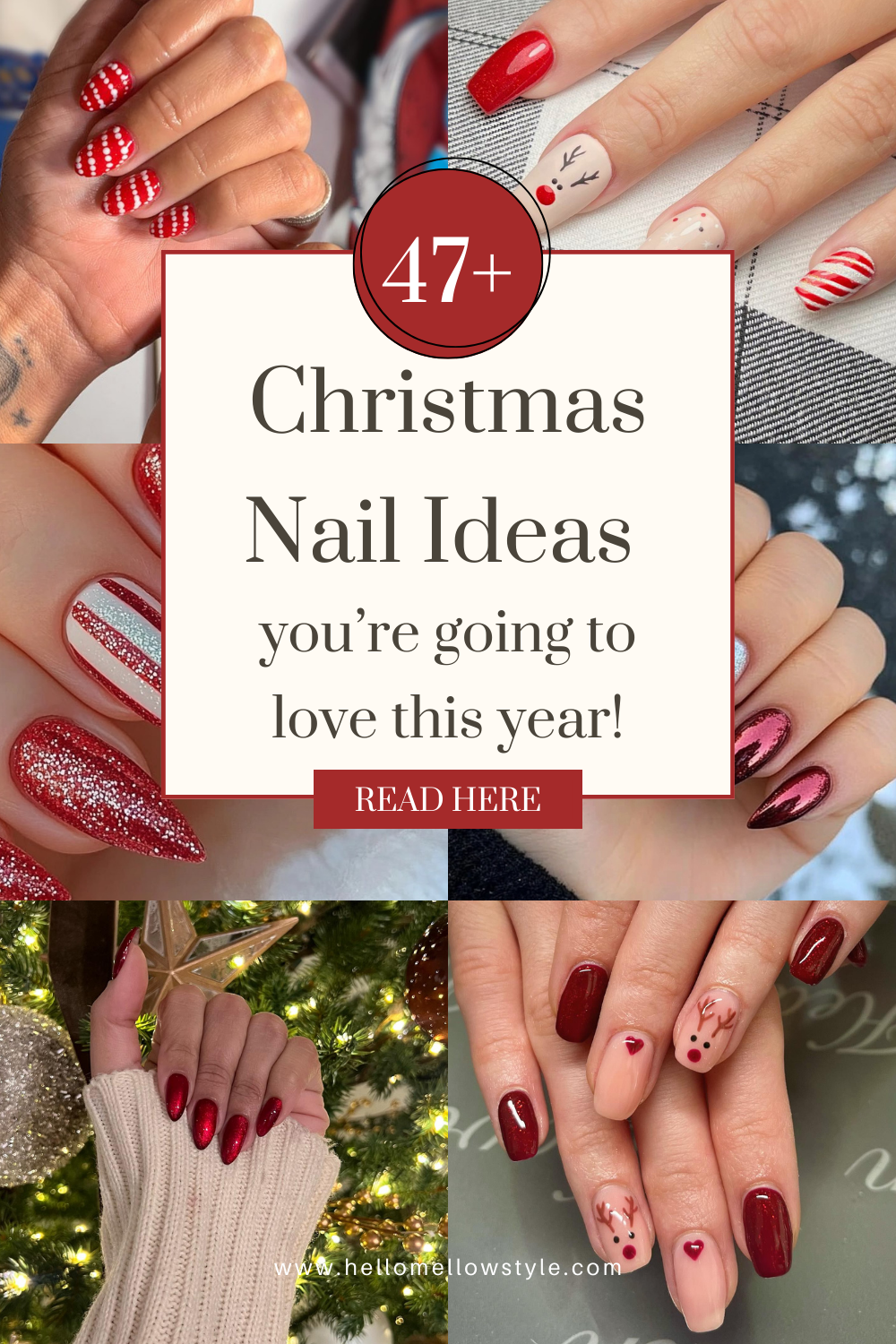 47+ Christmas Nail Ideas You’re Gonna Love This Year